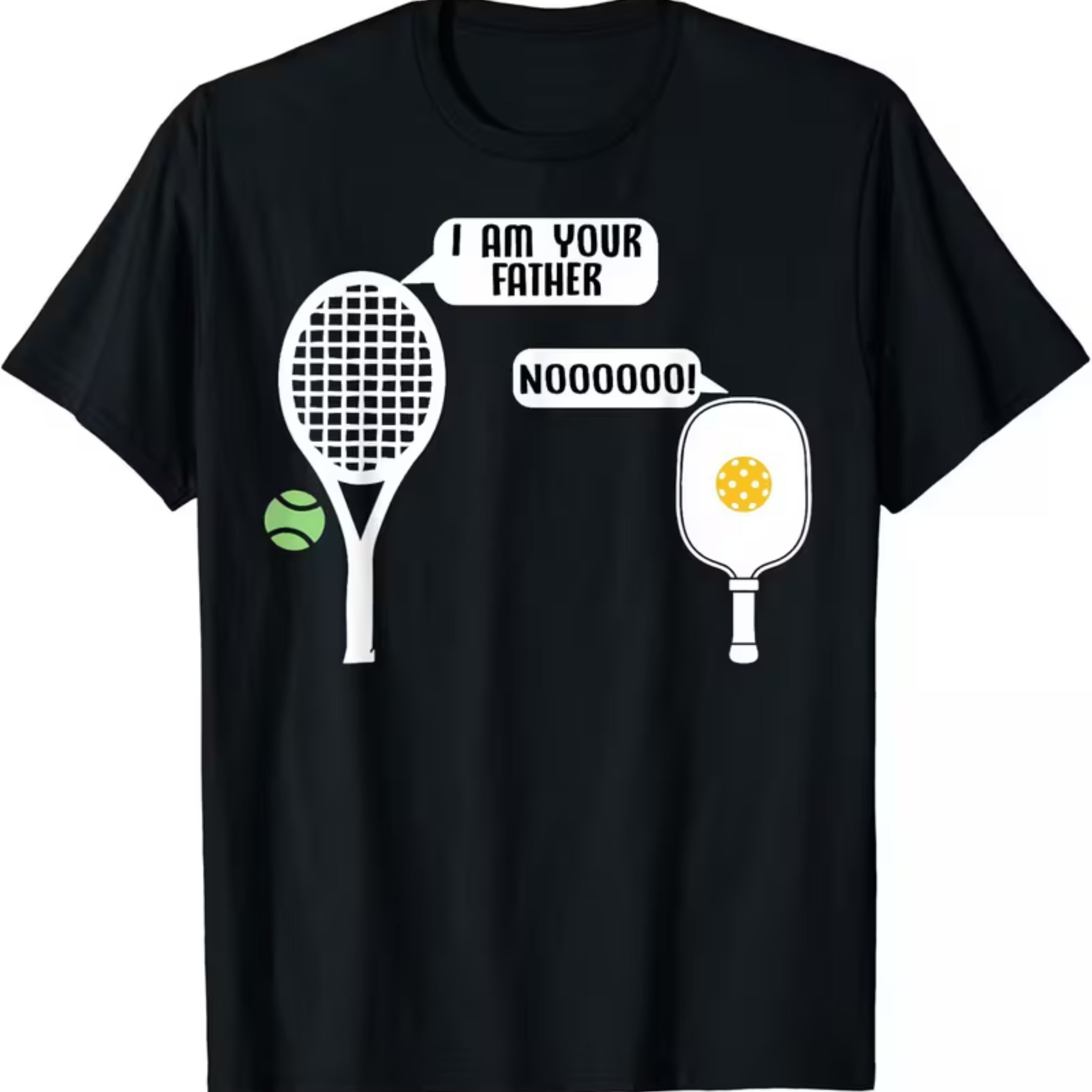Funny I Am Your Father Pickleball And Tennis Unisex T-shirt